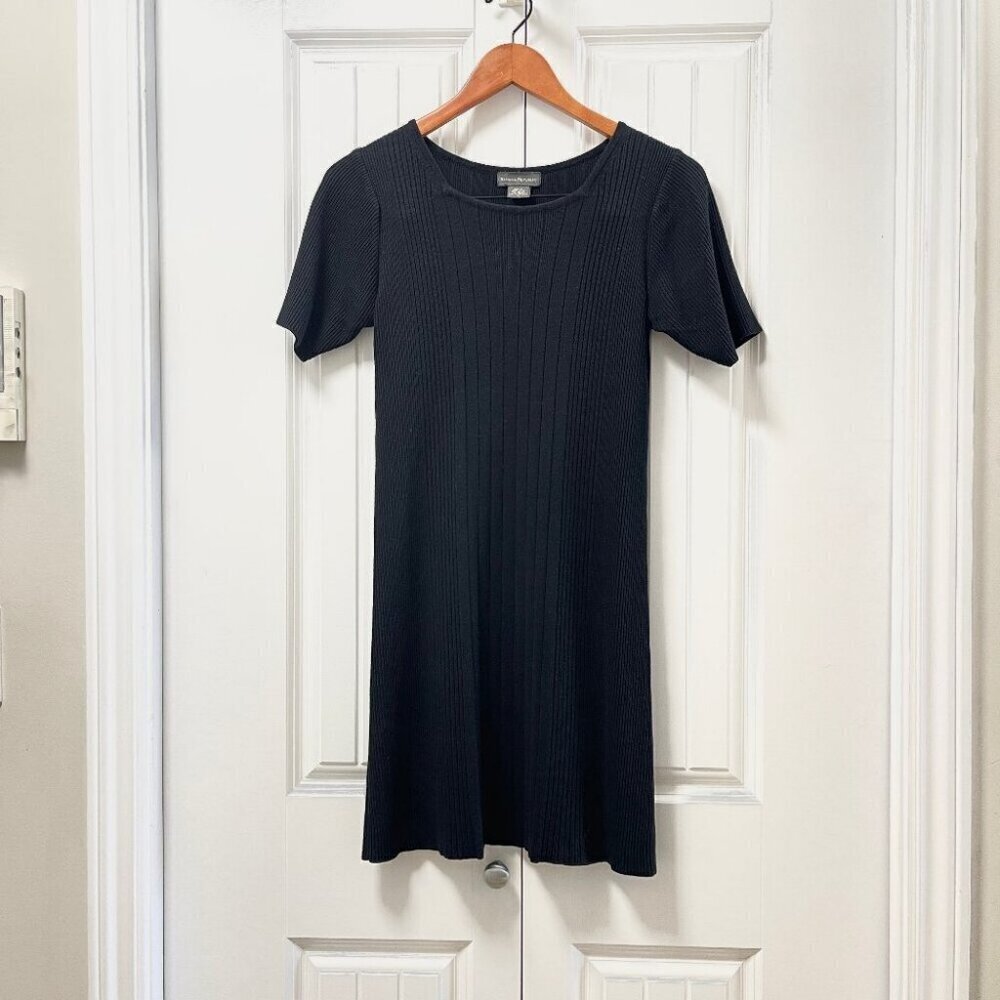 Banana Republic Ribbed Knit Dress Black – S